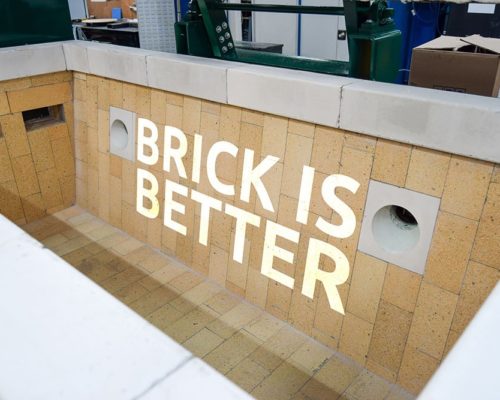 WHy brick is etter for incineration