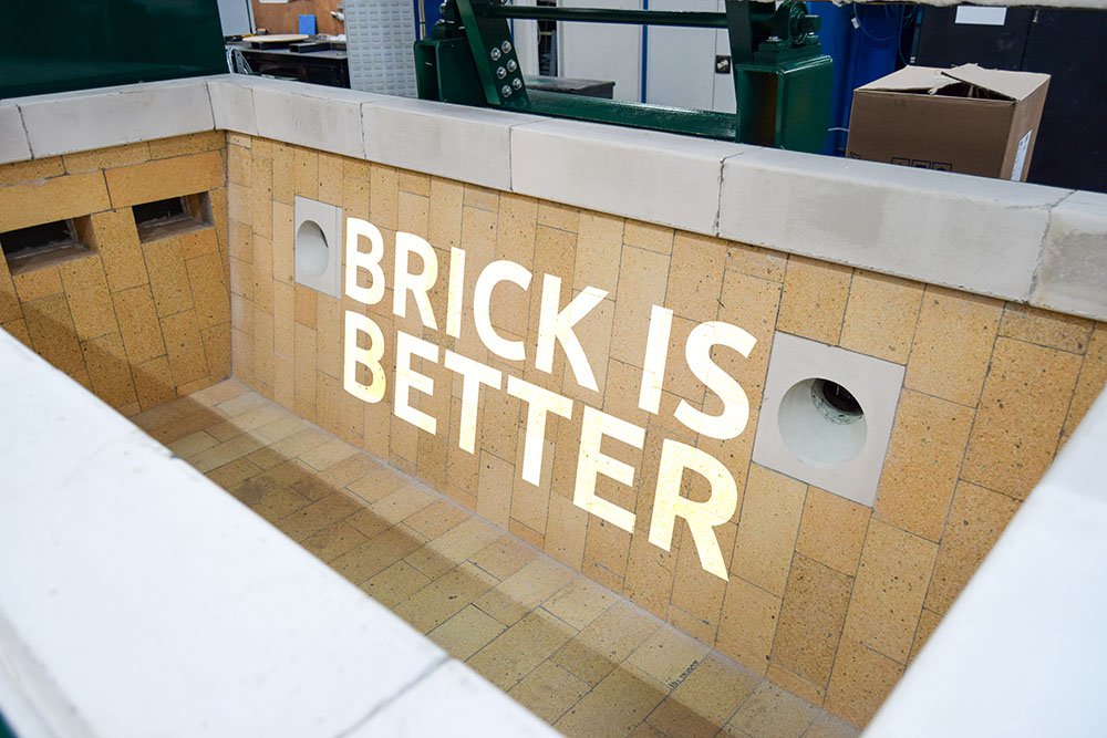 WHy brick is etter for incineration