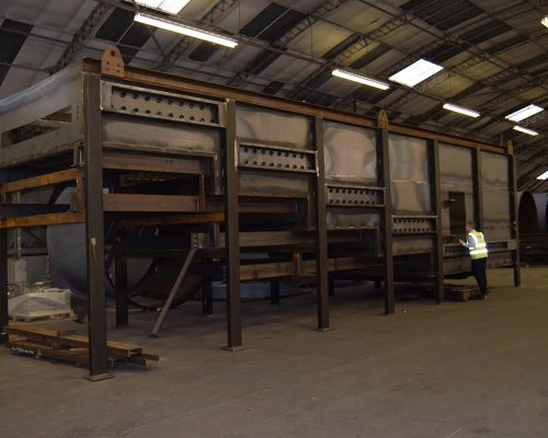 G1800 Stepped Hearth Primary Chamber in production