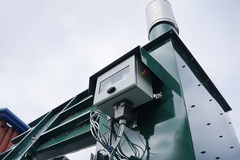 Abattoir incineration machine