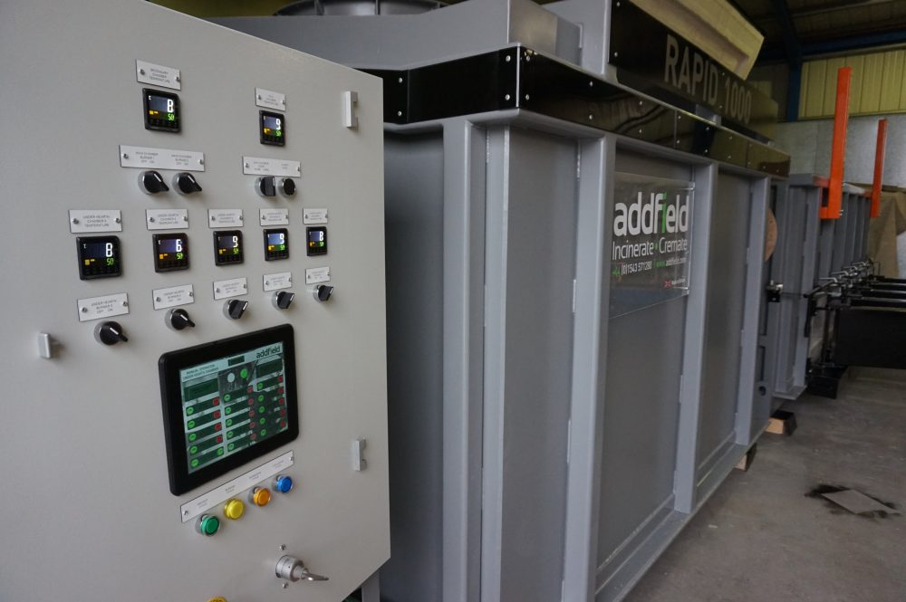 High Capacity Incinerator Controller and Plaque