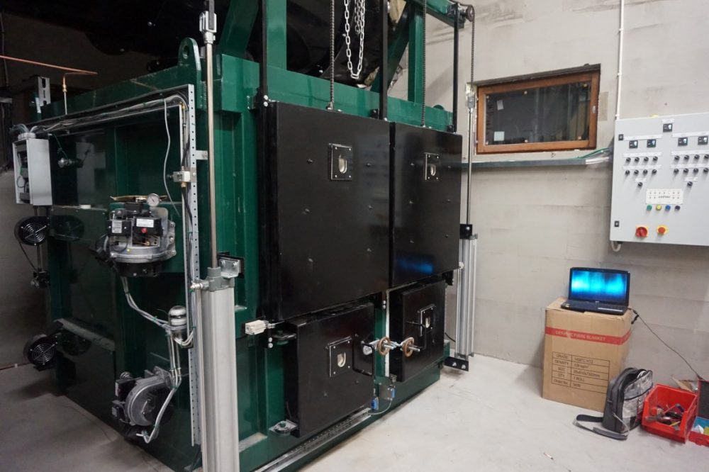 The A50IC multi chambered pet cremation machine