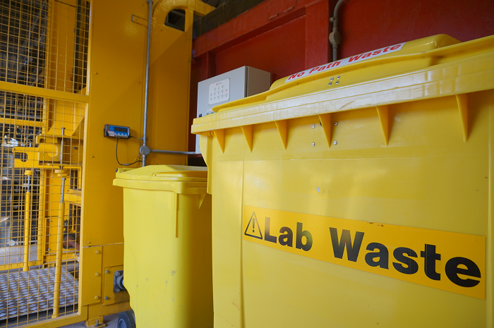 Lab waste bins