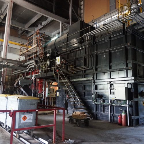 C1000 stepped hearth clinical incinerator