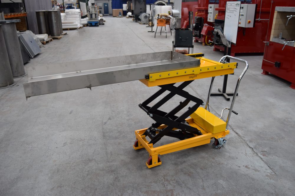 Hydraulic lift table accessory