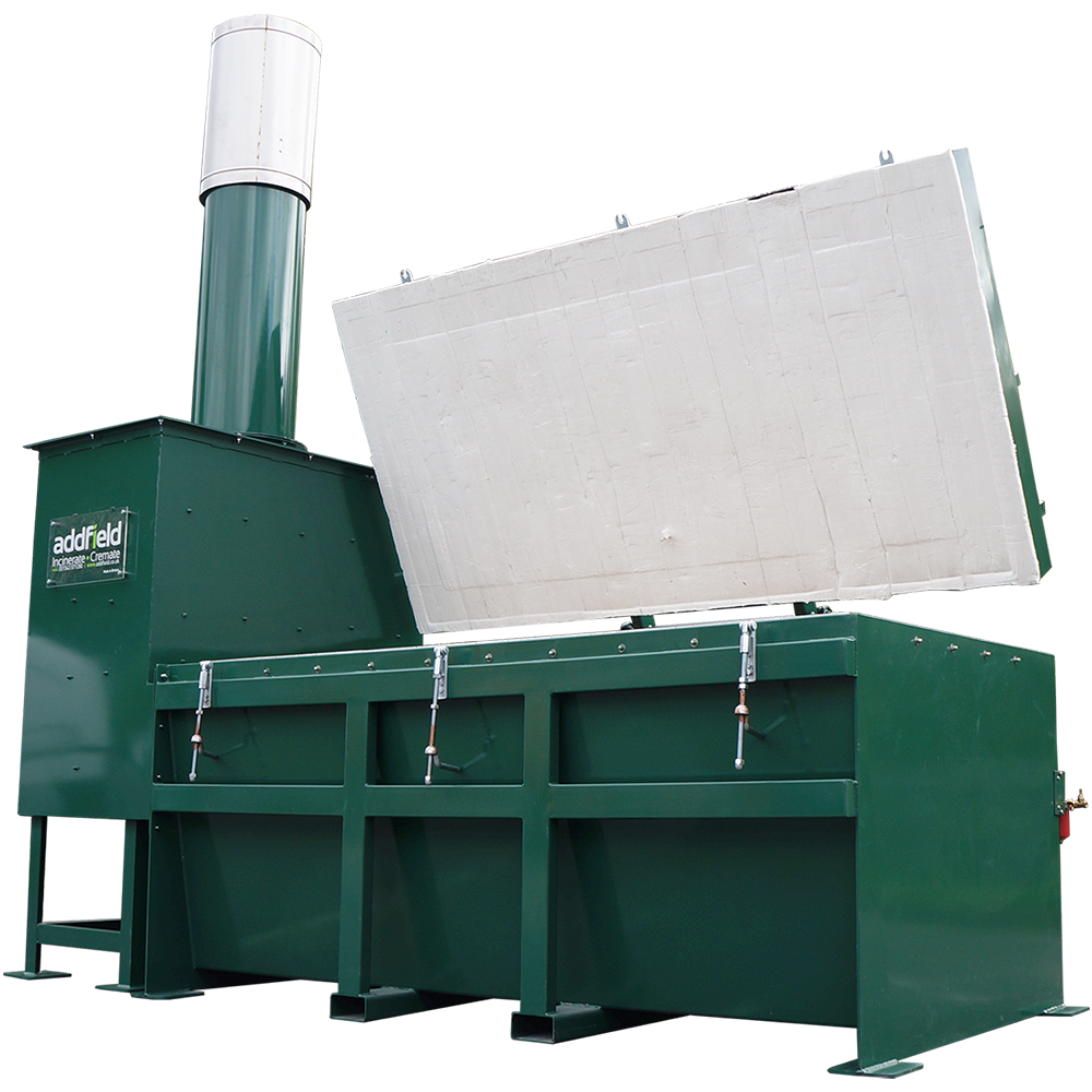 Agricultural incinerators to manage waste & biosecurity.