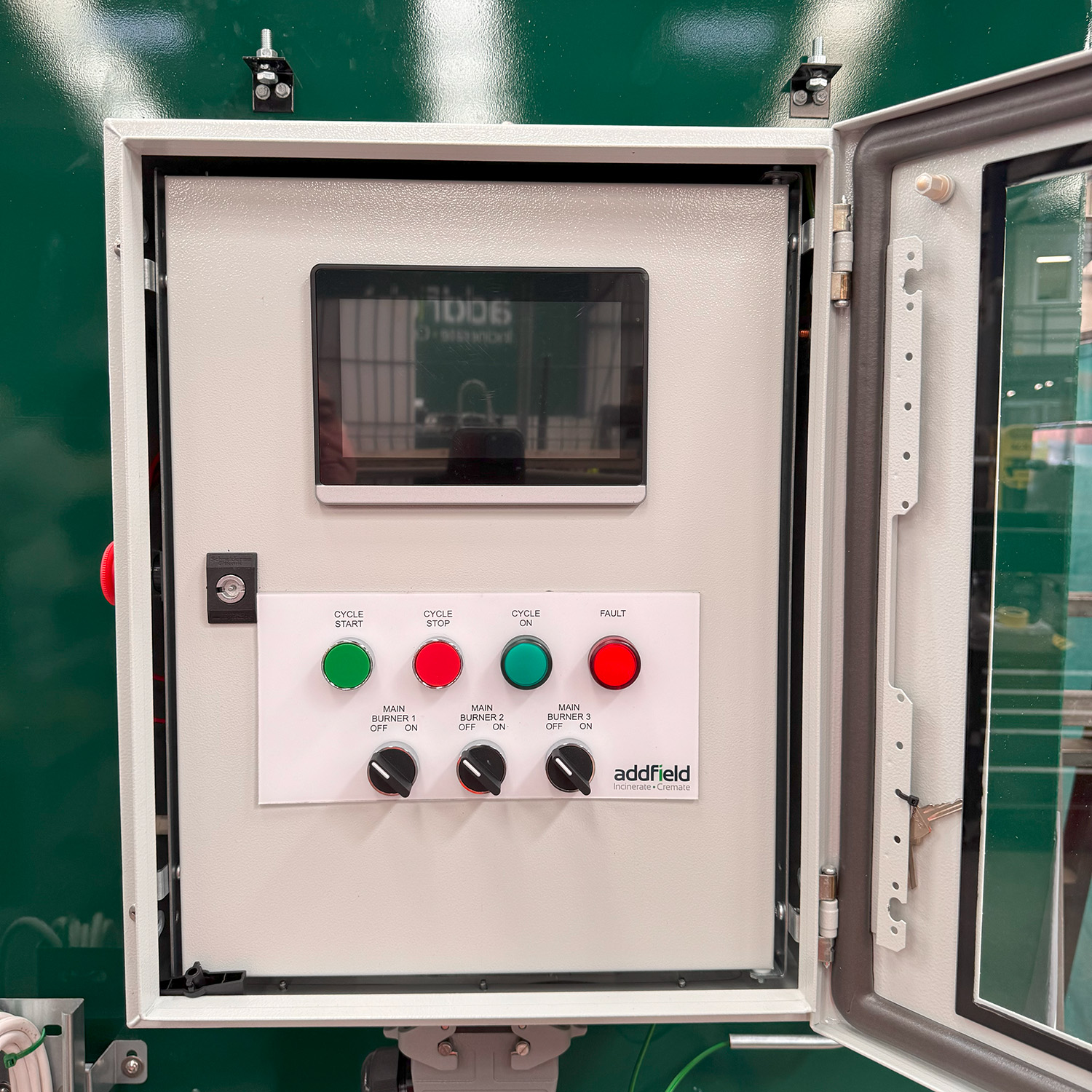 Control Panel for Equine Cremator