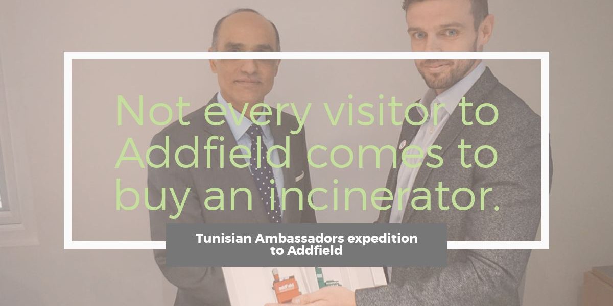 Tunisian Ambassador and Operations Director at Addfield exporting is great meeting