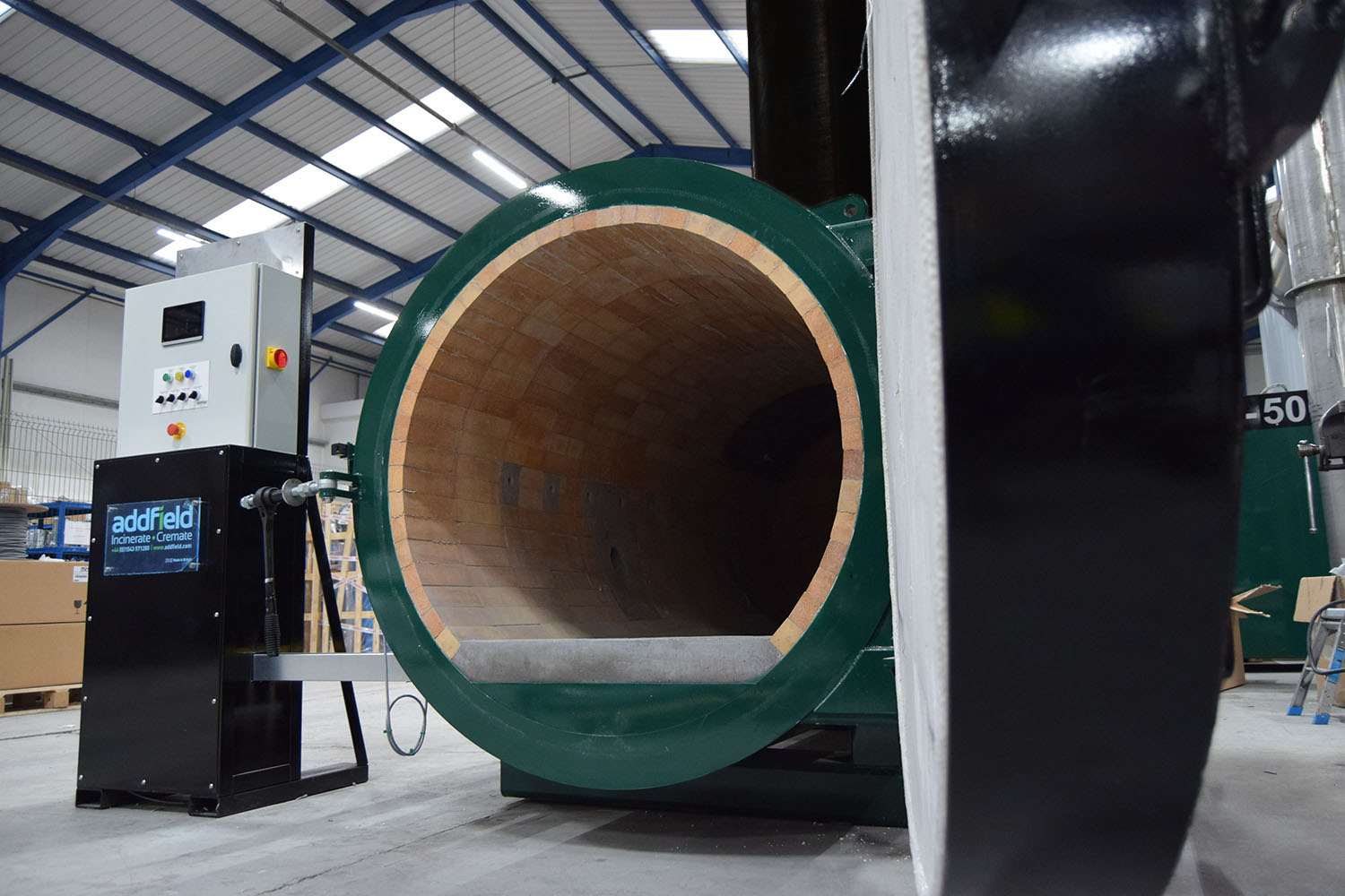 Open bulk poultry incinerator