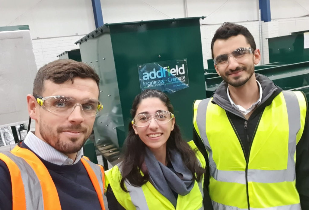 Middle Eastern Incinerator Distributors Valmena visits Addfield 