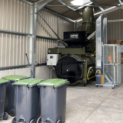 Poultry Incinerator and waste bins
