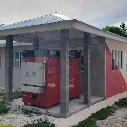 Instaled Medical Incinerator the Addfield MP200 in Samoa