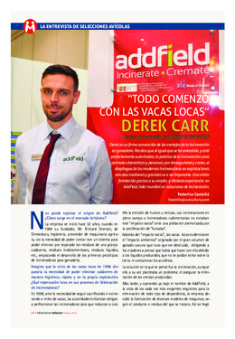 Derek Carr in Poultry magazine