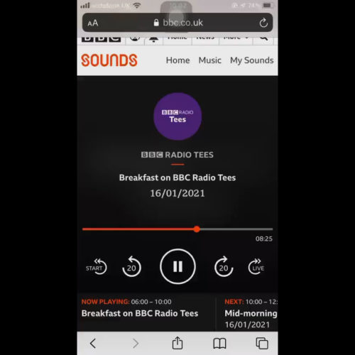 BBC Sounds Radio Interview