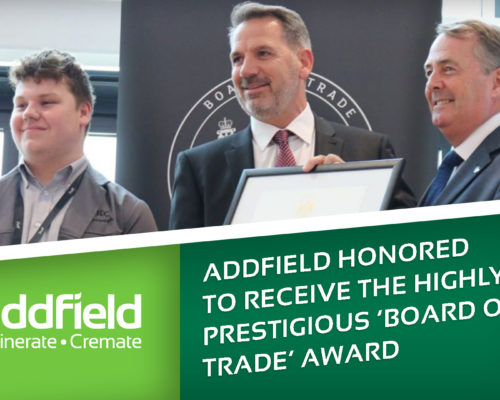 Steve lloyd receiving the board of trade award