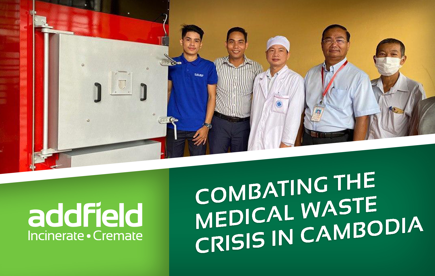 Medical Waste team in Cambodia