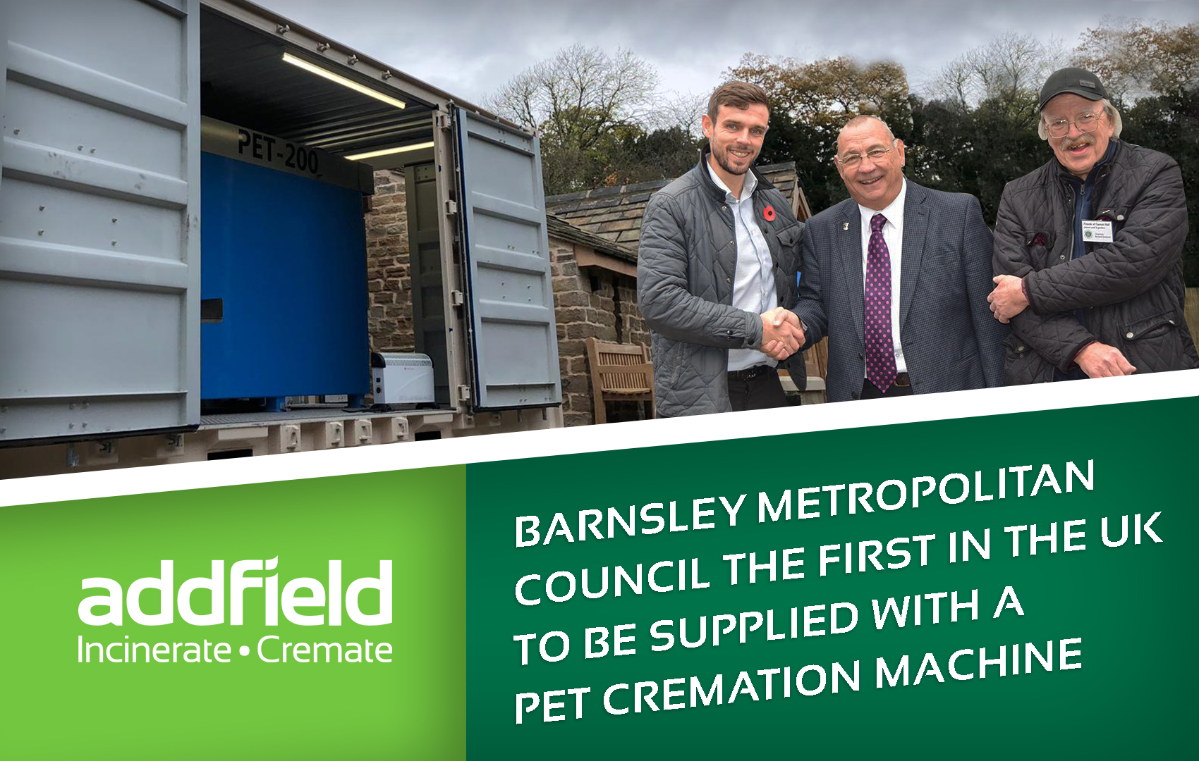 The first Council ran pet crematorium opens with Addfield