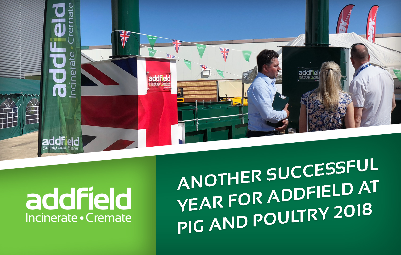Showcasing Agricultural machines at the Pig and Poultry Show