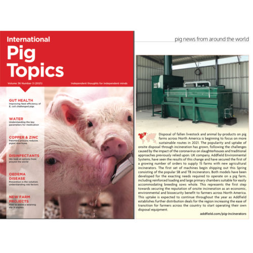 Addfield Pig Incinerators in Pig Topics