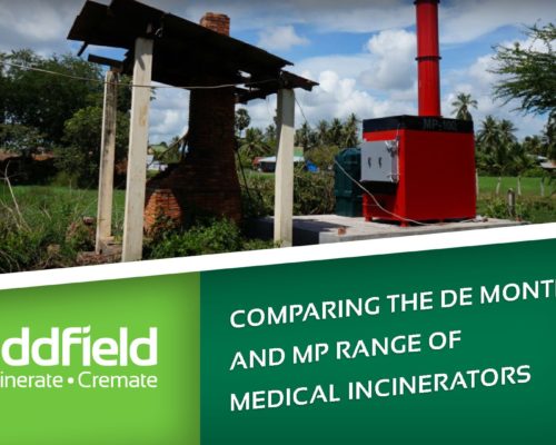 Comparing the De Montfort Medical Waste Incinerator with an Addfield MP Medical Incinerator.