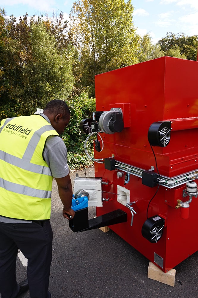 Using a C50 Medical Incinerator