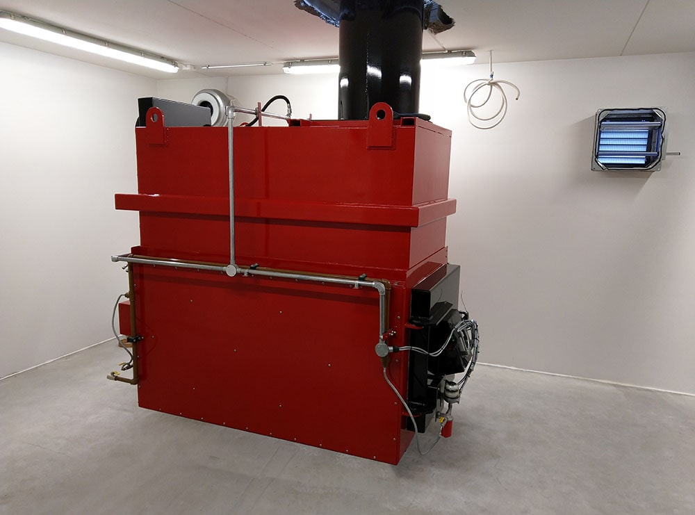 C50 Medical Incinerator installed
