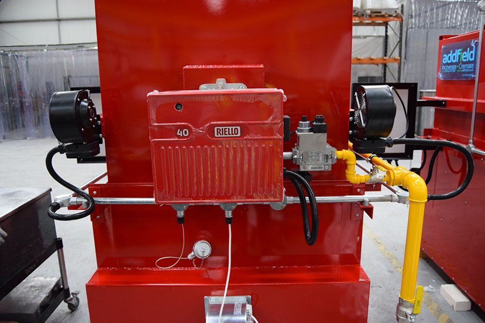 C50 Medical incinerator rear burner