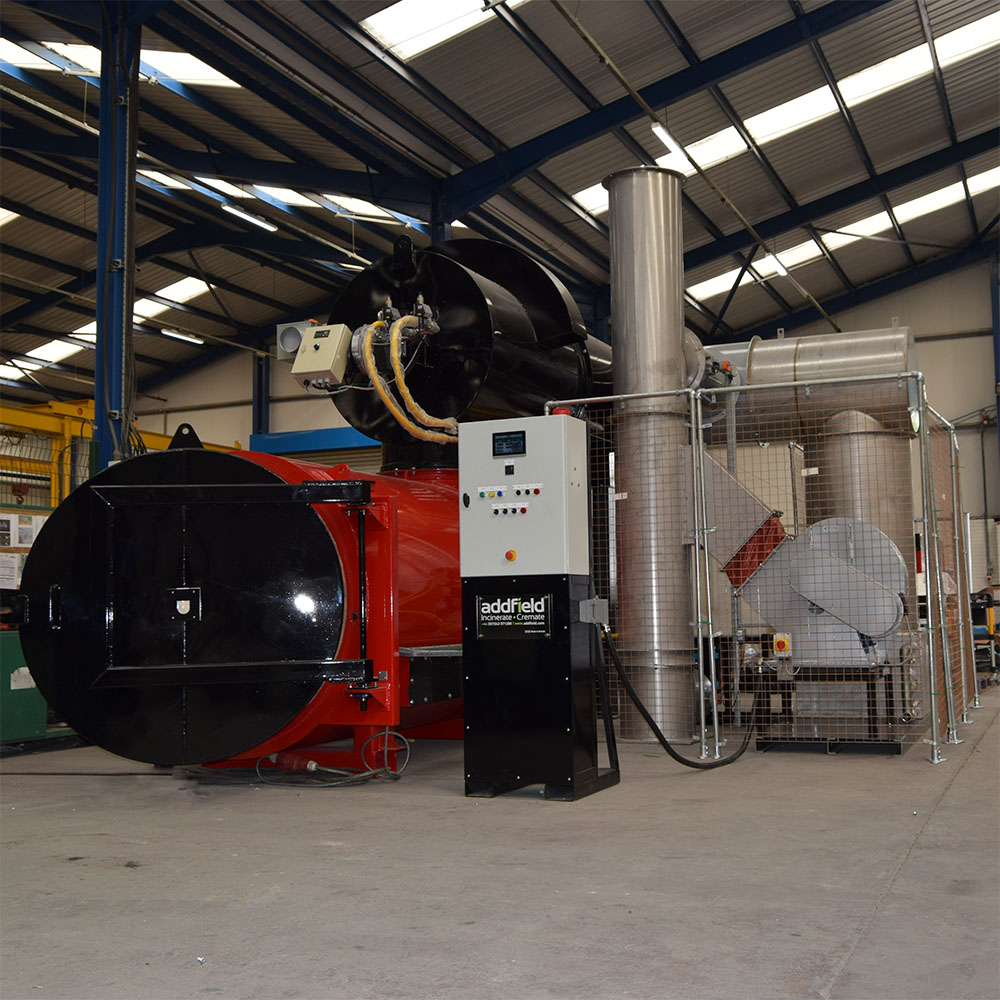 General Waste Incinerator with flue gas scrubber