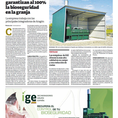 Biosecure Incineration in Spain