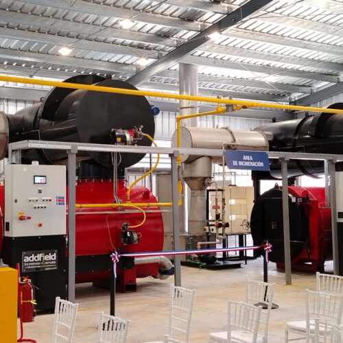 Inauguration of two incinerators at Dominican Republic airport