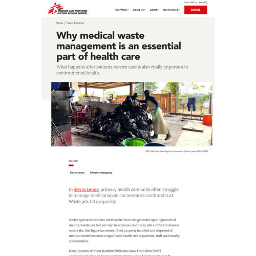 Addfield featured in Doctors without Borders post